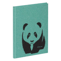 Pagna Save me Panda - Abbildung - Mintfarbe - A5 - 128 Blätter - Punktgitter-Papier - Hardcover