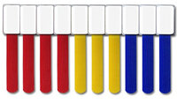 Label-the-cable LTC 2530 - Blau - Rot - Gelb - 9 cm - 10 Stück(e)