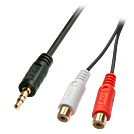 P-35678 | Lindy 35678 0.25m 2 x RCA 3.5mm Schwarz - Rot - Weiß Audio-Kabel | Herst. Nr. 35678 | Kabel / Adapter | EAN: 4002888356787 |Gratisversand | Versandkostenfrei in Österrreich