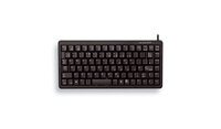Cherry Slim Line Compact-Keyboard G84-4100 - Tastatur - 86 Tasten QWERTY - Schwarz