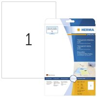 P-4585 | HERMA A4 - Transparent - Rechteck - Dauerhaft - A4 - Universal - Polyester | Herst. Nr. 4585 | Papier, Folien, Etiketten | EAN: 4008705045858 |Gratisversand | Versandkostenfrei in Österrreich