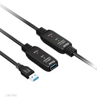 Club 3D USB 3.2 A Verlängerungskabel 15m aktiv 5 Gbps St/Bu retail - Kabel - Digital/Daten