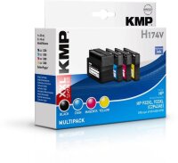 KMP Multipack H174 - Tinte auf Pigmentbasis - Schwarz -...