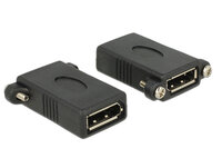 Delock DisplayPort-Koppler - DisplayPort (W) bis DisplayPort (W) - Schwarz
