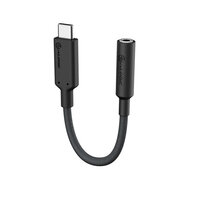 Alogic ELPC35A-BK - Schwarz - USB-C - 3,5 mm - 0,1 m - Männlich - Weiblich