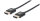 Manhattan Ultradünnes High Speed HDMI-Kabel mit Ethernet-Kanal - HEC - ARC - 3D - 4K - HDMI-Stecker auf HDMI-Stecker - geschirmt - schwarz - 1 m - 1 m - HDMI Typ A (Standard) - HDMI Typ A (Standard) - 3D - 18 Gbit/s - Schwarz