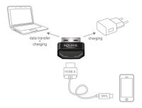 P-65680 | Delock Lade-/ Datenadapter - USB (M) bis HDMI...