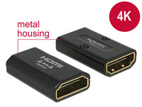 Delock HDMI Adapter - HDMI (W) bis HDMI (W) - Schwarz