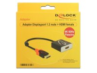 P-62719 | Delock 0.2m - Displayport/HDMI - 0,2 m - DisplayPort - HDMI - Männlich - Weiblich - Gold | Herst. Nr. 62719 | Kabel / Adapter | EAN: 4043619627196 |Gratisversand | Versandkostenfrei in Österrreich
