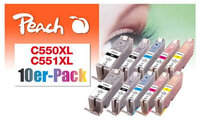 Peach PI100-310 - Tinte auf Pigmentbasis - Schwarz - Cyan...