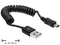 Delock USB 2.0/USB mini 0.6m - 0,6 m - USB A - Mini-USB A...