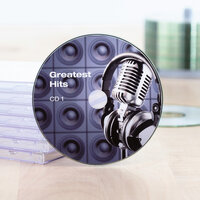 HERMA Inkjet CD-Etiketten Maxi A4 Ø 116 mm weiß Papier glänzend 20 St. - Weiß - Selbstklebendes Druckeretikett - A4 - Papier - Tintenstrahl - Dauerhaft