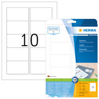 HERMA Etiketten Premium A4 83.8x50.8 mm weiß Papier...