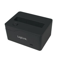 LogiLink QP0025 - Festplatte - SSD - SATA - Serial ATA II - Serial ATA III - 2.5 Zoll - USB 3.2 Gen 1 (3.1 Gen 1) Type micro-B - 5 Gbit/s - Schwarz