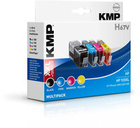 KMP H67V - Tinte auf Pigmentbasis - Schwarz - Cyan -...