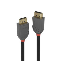 Lindy 36480 0.5m DisplayPort DisplayPort Grau DisplayPort-Kabel