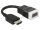 Delock 65587 - HDMI Typ A (Standard) - VGA (D-Sub) + 3.5mm - Männlich - Weiblich - 1920 x 120 Pixel - Schwarz - Weiß