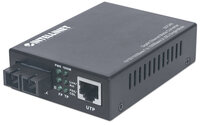 Intellinet Gigabit Ethernet Singlemode Medienkonverter - 10/100/1000Base-T auf 1000Base-LX (SC) Single Mode - 20 km - 1000 Mbit/s - 1000Base-T - 1000Base-LX - IEEE 802.3,IEEE 802.3ab,IEEE 802.3u,IEEE 802.3z - Gigabit Ethernet - 10,100,1000 Mbit/s