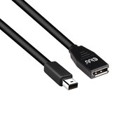 Club 3D Mini DisplayPort auf DisplayPort 1.4 Verlängerungskabel 8K60Hz DSC1.2 HBR3 HDR St./B. 1m 32AWG