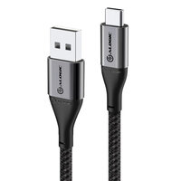 ALOGIC ULCA2030-SGR. Kabellänge: 0,3 m, Anschluss 1: USB A, Anschluss 2: USB C, USB-Version: USB 2.0, Maximale Datenübertragungsrate: 480 Mbit/s, Produktfarbe: Grau