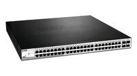 D-Link DGS-1210-52MP - Managed - L2 - Gigabit Ethernet (10/100/1000) - Power over Ethernet (PoE) - Rack-Einbau - 1U