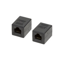 LogiLink NP0034. Bauart: Flach, Produktfarbe: Schwarz, Anschluss 1: RJ-45. Gewicht: 40 g. Menge pro Packung: 2 Stück(e)