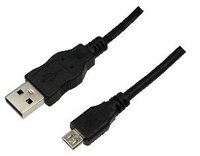 LogiLink 5m USB A-USB Micro B - 5 m - USB A - Micro-USB B - USB 2.0 - Männlich/Männlich - Schwarz