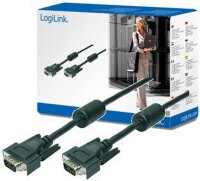 P-CV0018 | LogiLink 20m VGA M/M - 20 m - VGA (D-Sub) - VGA (D-Sub) - Schwarz - Männlich/Männlich - RoHS | Herst. Nr. CV0018 | Kabel / Adapter | EAN: 4260113562994 |Gratisversand | Versandkostenfrei in Österrreich