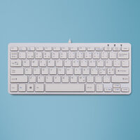 R-Go Compact Tastatur - QWERTY (NORDIC) - wei&szlig; -...