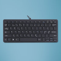 R-Go Compact Tastatur - QWERTY (Nordic) - schwarz -...