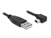 Delock 82684 - 5 m - USB A - Mini-USB B - USB 2.0 - Männlich/Männlich - Schwarz