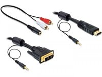 Delock Video-/Audio-Kabelkit - HDMI / DVI