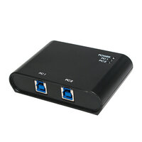 LogiLink UA0216 - USB 3.2 Gen 1 (3.1 Gen 1) Type-B - USB 3.2 Gen 1 (3.1 Gen 1) Type-A - 5000 Mbit/s - Schwarz - Kunststoff - RoHS