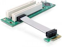 Delock PCI-E/2x PCI - PCIe - PCI - Grün - Weiß - 0,07 m