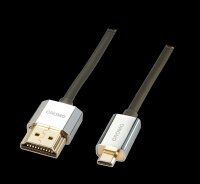 P-41682 | Lindy CROMO Slim High Speed HDMI to micro HDMI Cable with Ethernet - Video-/Audio-/Netzwerkkabel - HDMI | Herst. Nr. 41682 | Kabel / Adapter | EAN: 4002888416825 |Gratisversand | Versandkostenfrei in Österrreich