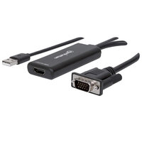 P-152426 | Manhattan VGA und USB auf HDMI-Konverter -...