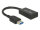 P-65698 | Delock 65698 - 0,15 m - USB A - USB C - USB 3.2 Gen 2 (3.1 Gen 2) - Männlich/Weiblich - Schwarz | 65698 | Zubehör