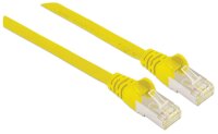 Intellinet Premium Netzwerkkabel - Cat6a - S/FTP - 100% Kupfer - Cat6a-zertifiziert - LS0H - RJ45-Stecker/RJ45-Stecker - 0,5 m - gelb - 0,5 m - Cat6a - S/FTP (S-STP) - RJ-45 - RJ-45 - Gelb