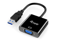 Equip USB 3.0 auf VGA Adapter - 3.2 Gen 1 (3.1 Gen 1) - USB Typ-A - VGA-Ausgang (D-Sub) - 1920 x 1080 Pixel