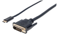 P-152457 | Manhattan USB Typ C auf DVI-Adapterkabel -...