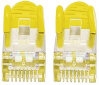 Intellinet Premium Netzwerkkabel - Cat6a - S/FTP - 100% Kupfer - Cat6a-zertifiziert - LS0H - RJ45-Stecker/RJ45-Stecker - 5,0 m - gelb - 5 m - Cat6a - S/FTP (S-STP) - RJ-45 - RJ-45 - Gelb