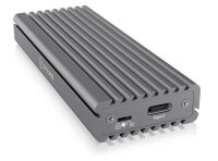 ICY BOX IB-1817M-C31 - SSD-Gehäuse - M.2 - PCI Express 3.0 - USB Konnektivität - Schwarz