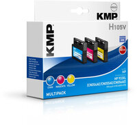 KMP H105V. Colour ink type: Tinte auf Pigmentbasis, Versorgungstyp: Multipack, Menge pro Packung: 3 Stück(e)