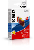 KMP C93 - Tinte auf Pigmentbasis - Gelb - Canon Pixma IP 7200 - IP 8750 - MG 5500 - MG 5650 - MG 6350 - MG 6600 - MG 7150 - MX 720 - MX 725 - IP... - 1 Stück(e) - Tintenstrahldrucker - Canon CLI551YXL (6446B001)