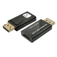 Techly Adapter - DisplayPort 1.2 Stecker auf HDMI 4K 60Hz