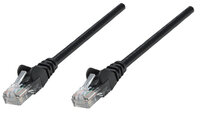 Intellinet Premium Netzwerkkabel - Cat6 - S/FTP - 100% Kupfer - Cat6-zertifiziert - LS0H - RJ45-Stecker/RJ45-Stecker - 1,5 m - schwarz - 1,5 m - Cat6 - S/FTP (S-STP) - RJ-45 - RJ-45 - Schwarz