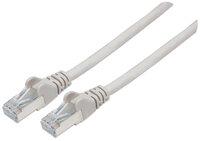 Intellinet Premium Netzwerkkabel - Cat6 - S/FTP - 100% Kupfer - Cat6-zertifiziert - LS0H - RJ45-Stecker/RJ45-Stecker - 0,25 m - grau - 0,25 m - Cat6 - S/FTP (S-STP) - RJ-45 - RJ-45 - Grau