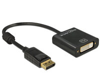 P-62601 | Delock 62601 - 0,2 m - DisplayPort - DVI-I - Männlich - Weiblich - Gold | 62601 | Zubehör