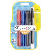 P-1956745 | Paper Mate InkJoy 100 ST - Clip - Stick-Kugelschreiber - Schwarz - Blau - Rot - 8 Stück(e) - Medium | 1956745 | Büroartikel
