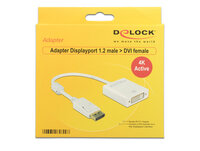 P-62600 | Delock 62600 - 0,2 m - DisplayPort - DVI-I - Männlich - Weiblich - Gold | 62600 | Zubehör